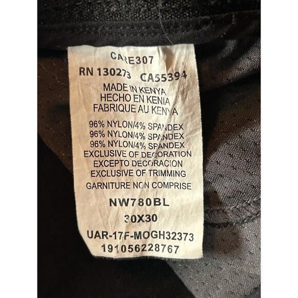 Wrangler Atg Pants Mens W30 L30 Black Nylon Cargo All Terrain Gear Hiking - Picture 2 of 16